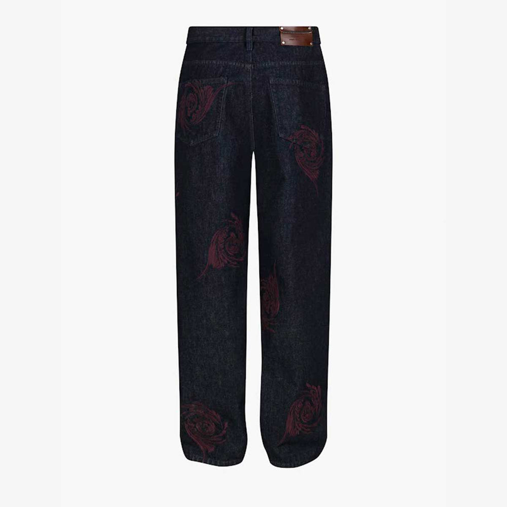 Dries Van Noten - PINE EMB 1554 M.W.PANTS
