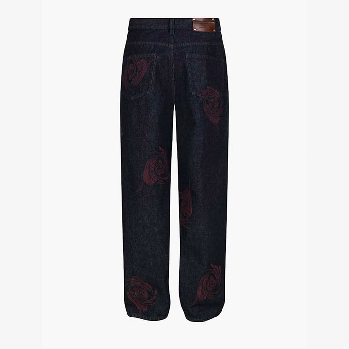 Dries Van Noten - PINE EMB 1554 M.W.PANTS