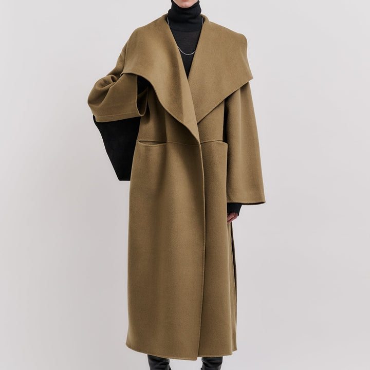Signature doublé coat hazel