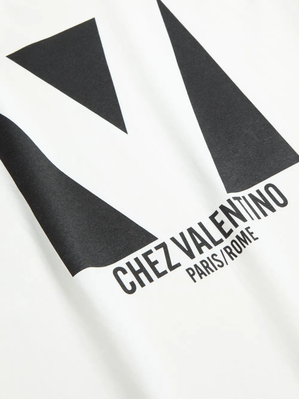 Valentino - プリント コットン Tシャツ