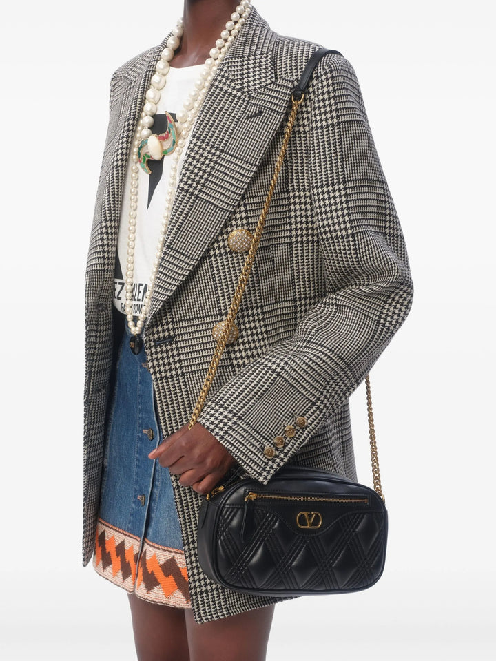 Valentino - チェック バージンウール ツイード ブレザー