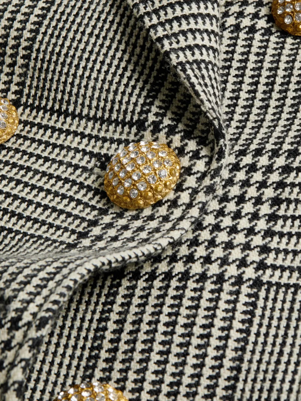 Valentino - チェック バージンウール ツイード ブレザー