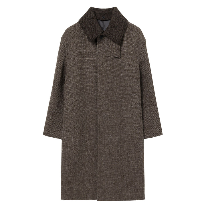 Brown Collection Balmacaan Coat