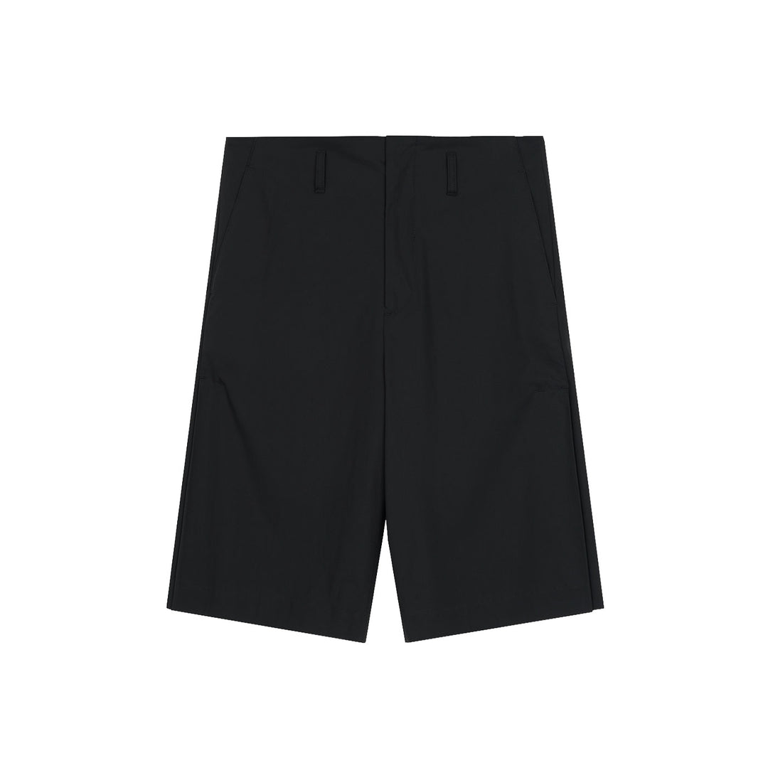 VUJADE - EVERETT PLEATED SHORTS IN COTTON POPLIN