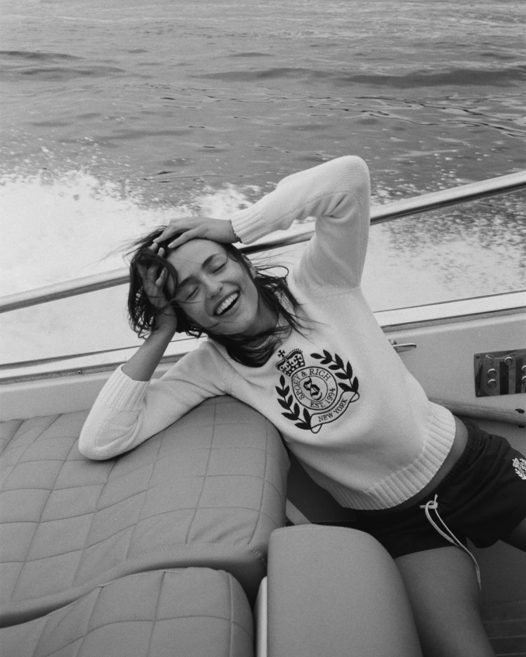 NY Crest Knitted Sweater