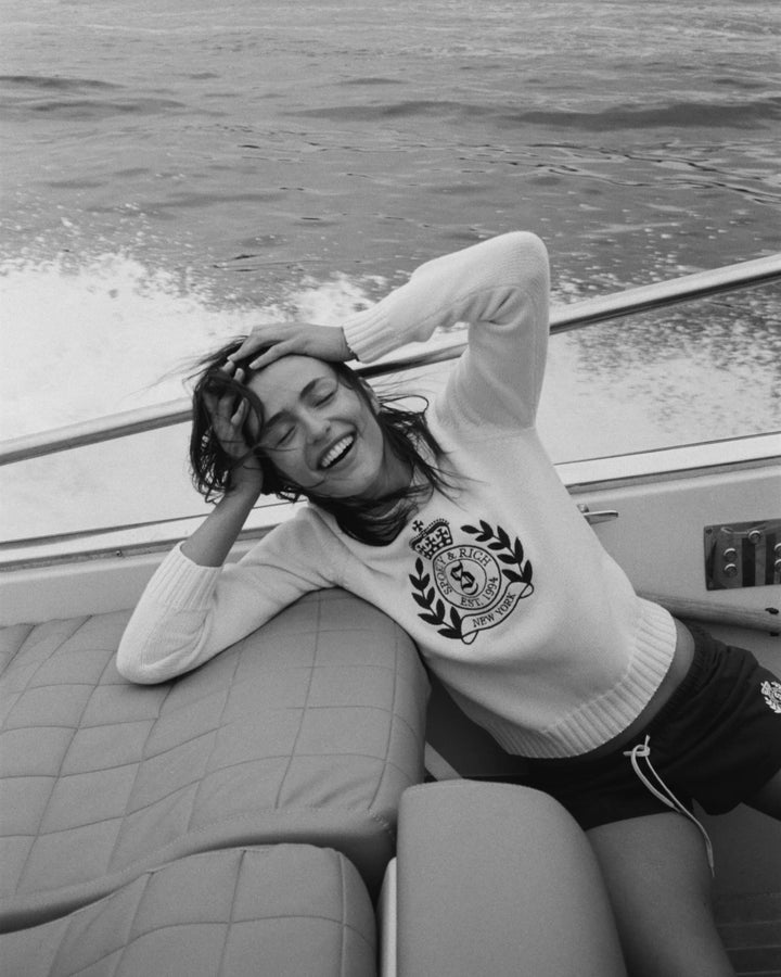 NY Crest Knitted Sweater