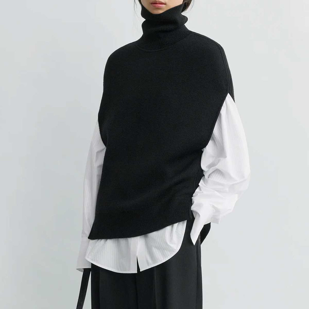 Double-knit cape knit