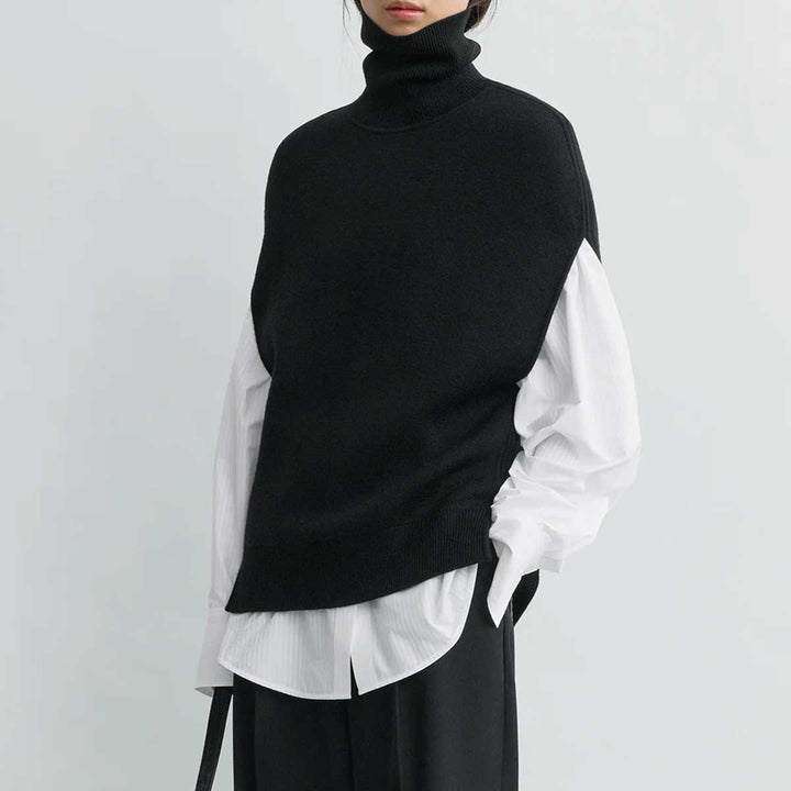 Double-knit cape knit