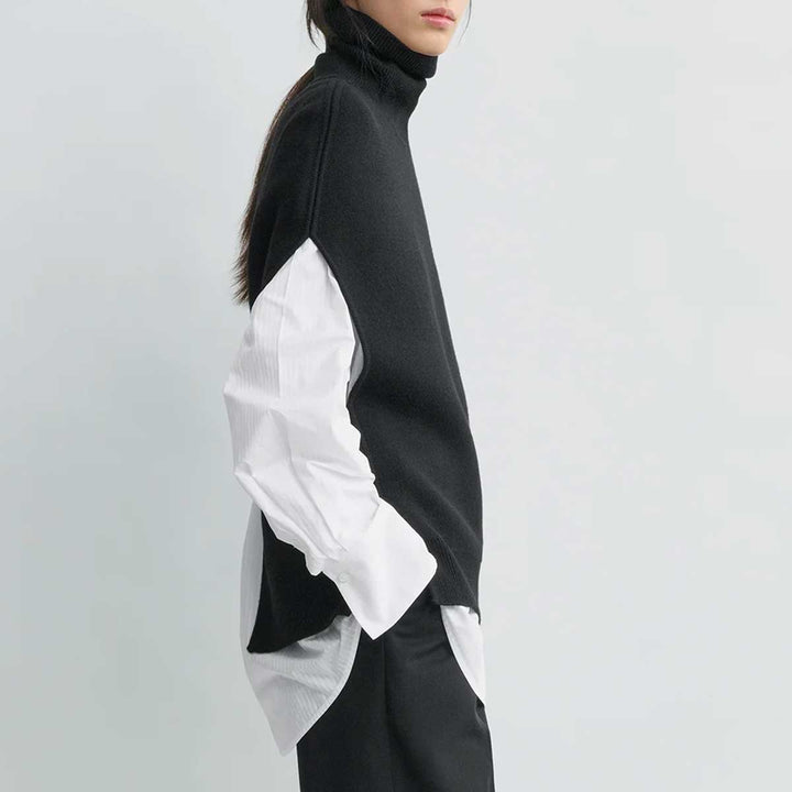 Double-knit cape knit