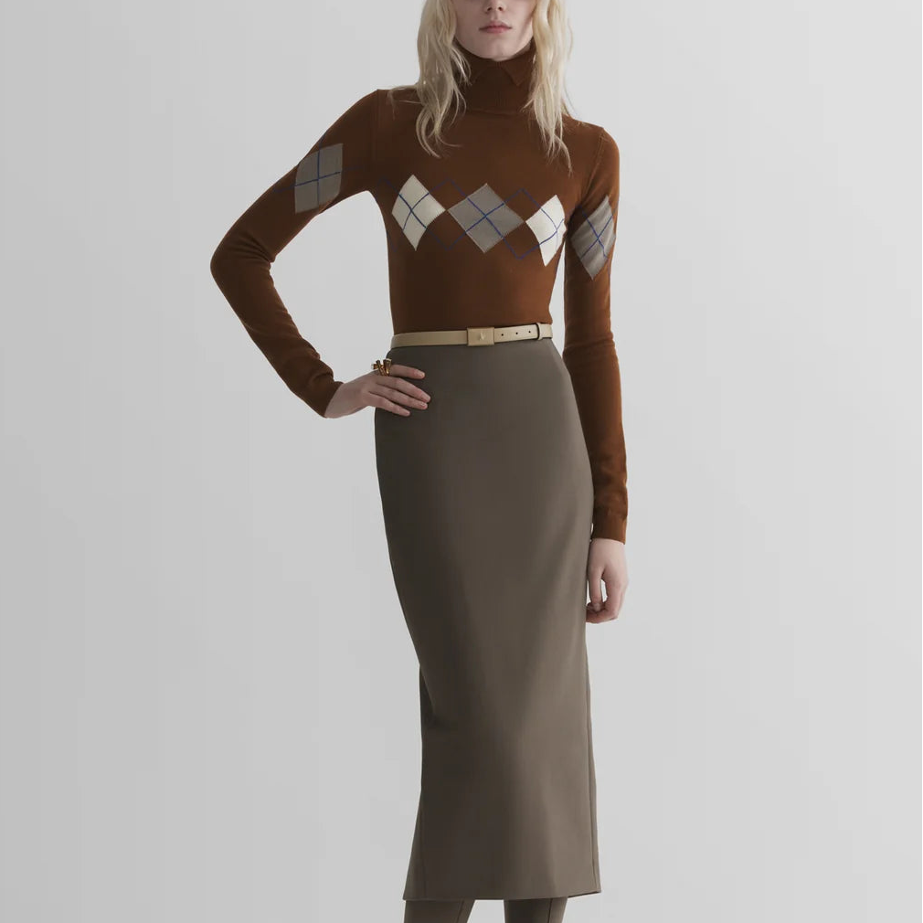 argyle top