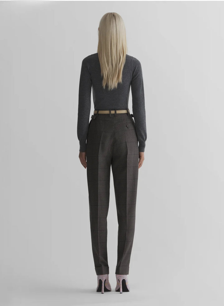 cashmere v-neck knit top