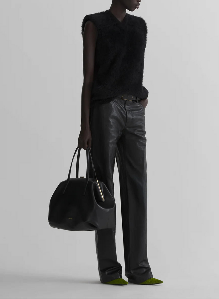 brushed knit sleeveless top