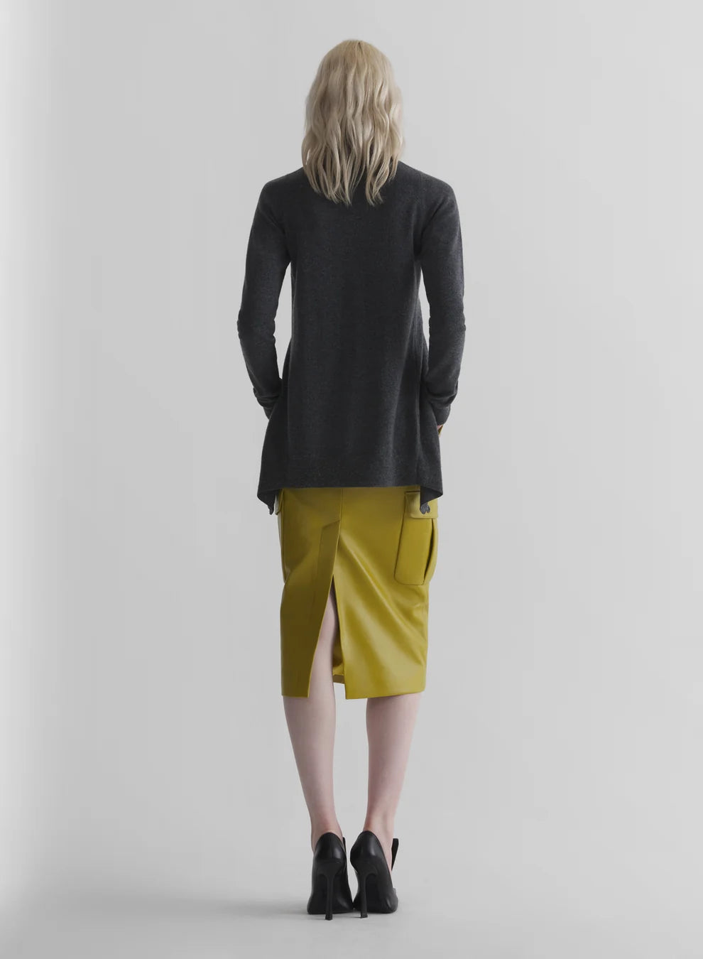 Cashmere open cardigan
