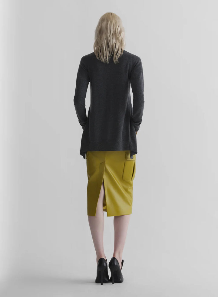 cashmere open cardigan