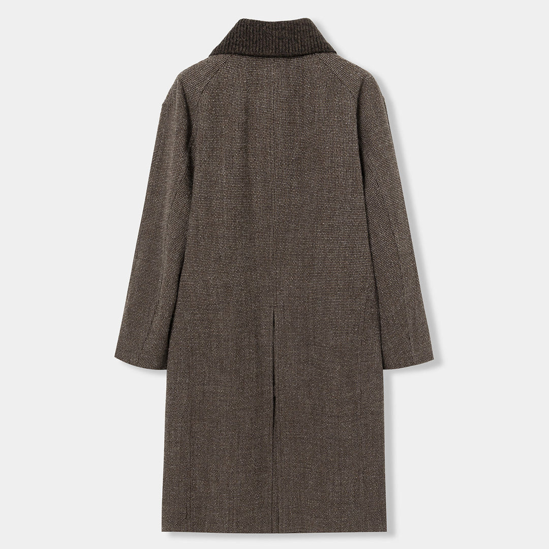 Brown Collection Balmacaan Coat