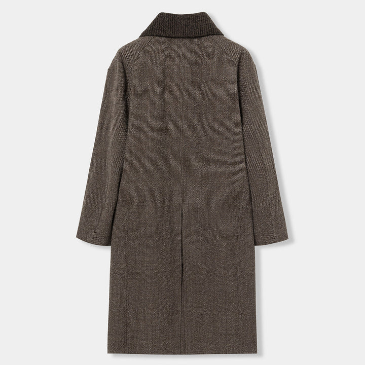 Brown Collection Balmacaan Coat