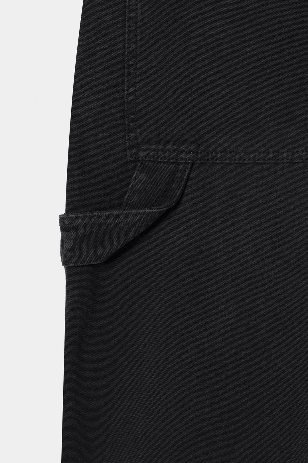 Black Carpenter Denim Pants