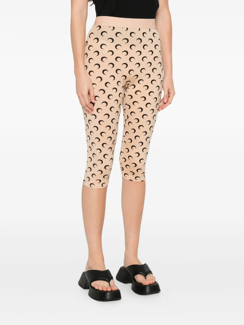 Marine Serre - Recycled Moon Jersey Capri Pants