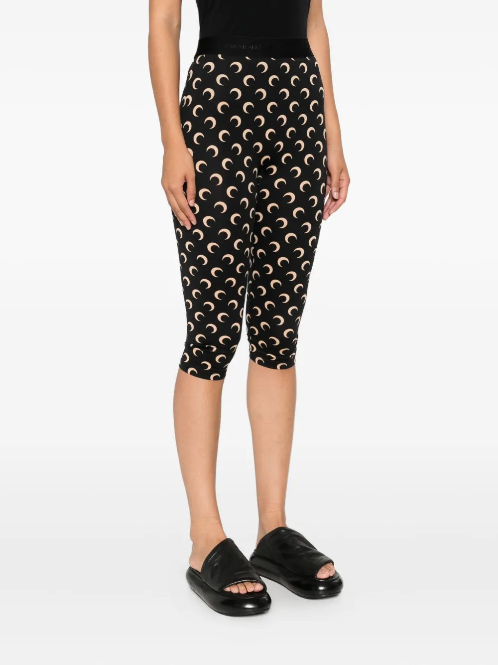 Marine Serre - Recycled Moon Jersey Capri Pants