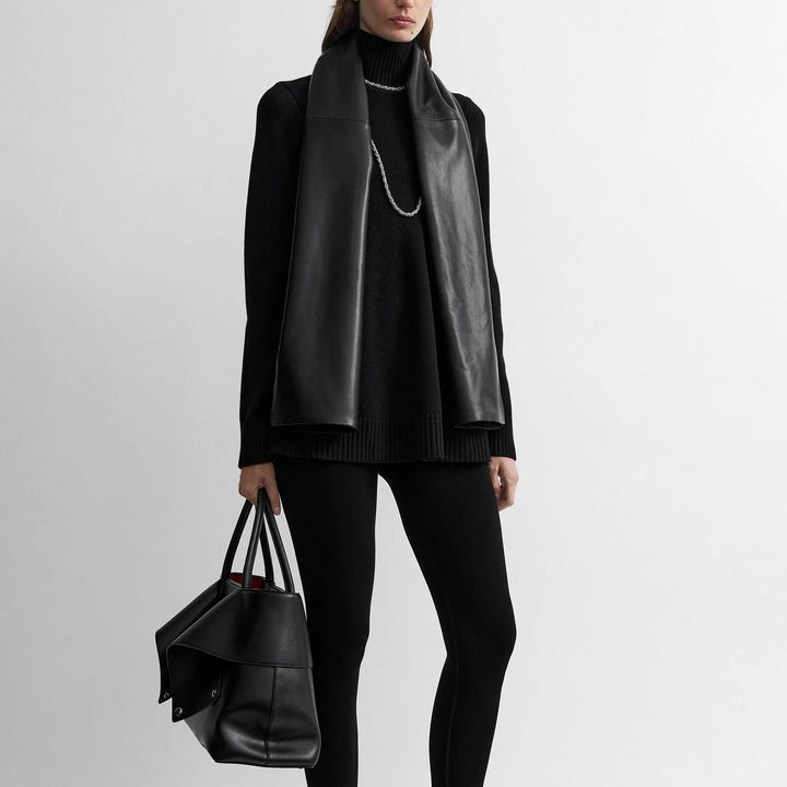 Wool turtleneck top