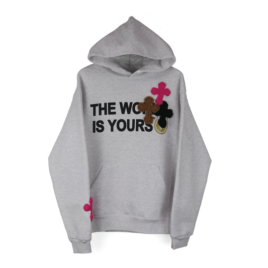 Y.A.R.N 3D Cross Logo sweat hoodie
