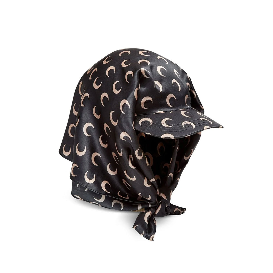 MOON SILK VEILED CAP