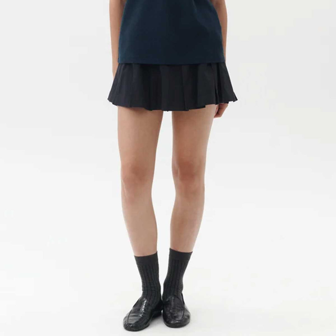Pleated Mini Skirt