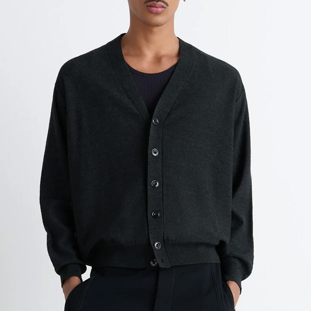 RELAXED TWISTED CARDIGAN | Why are you here?