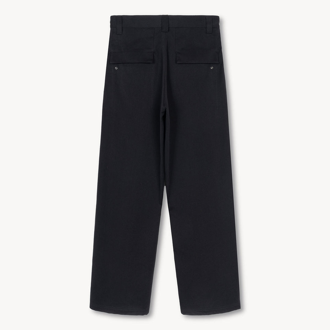 Rue Darted Fatigue Pants in Cotton/Silk/Cupro