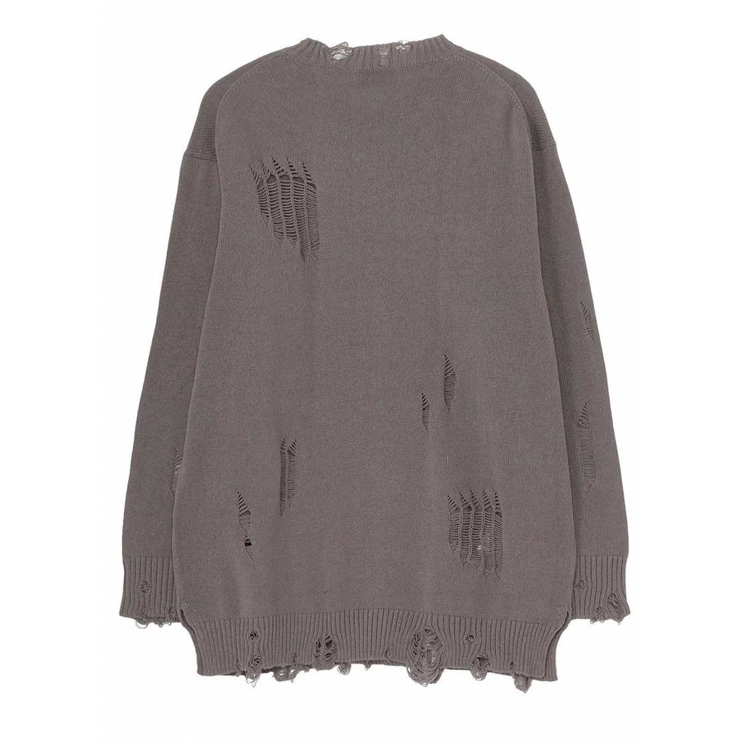 7G 1PLY PLAIN STITCH DROP NEEDLE ROUND NECK DAMAGED PO