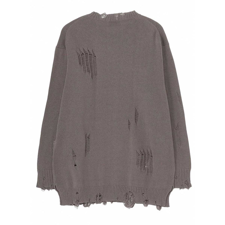 7G 1PLY PLAIN STITCH DROP NEEDLE ROUND NECK DAMAGED PO