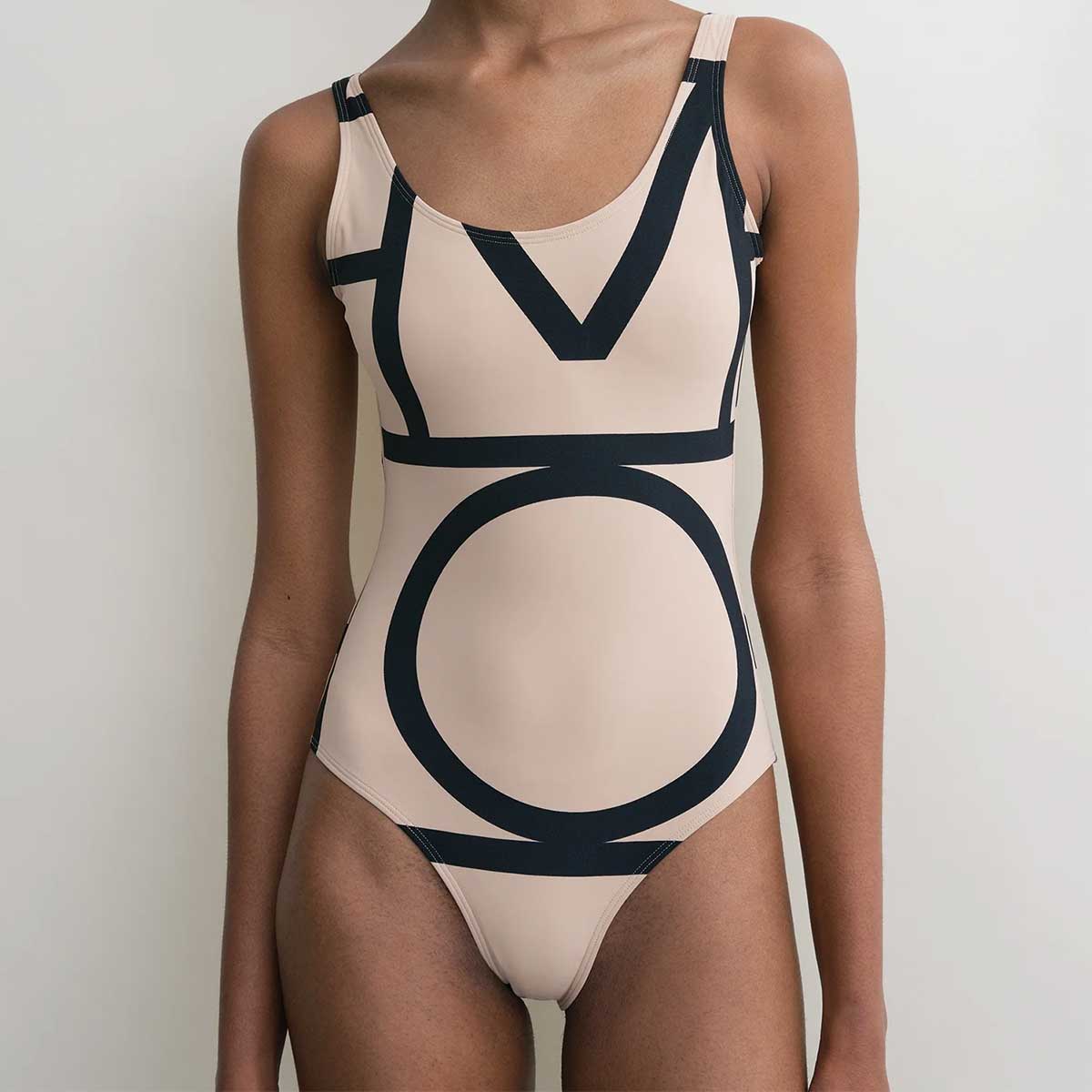 TOTEME (トーテム) | Monogram swimsuit