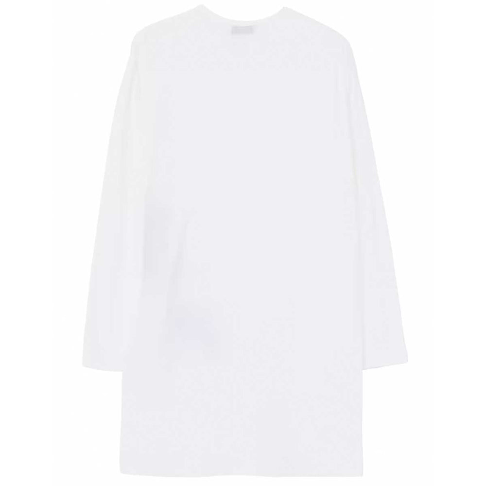 Yohji Yamamoto - 50/-SUPER HIGH TWISTED JERSEY D NECK LINE LONG SLV PT B