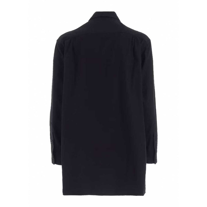 COTTON FLANNEL CHAIN STITCH FRONT ZIP SHIRT