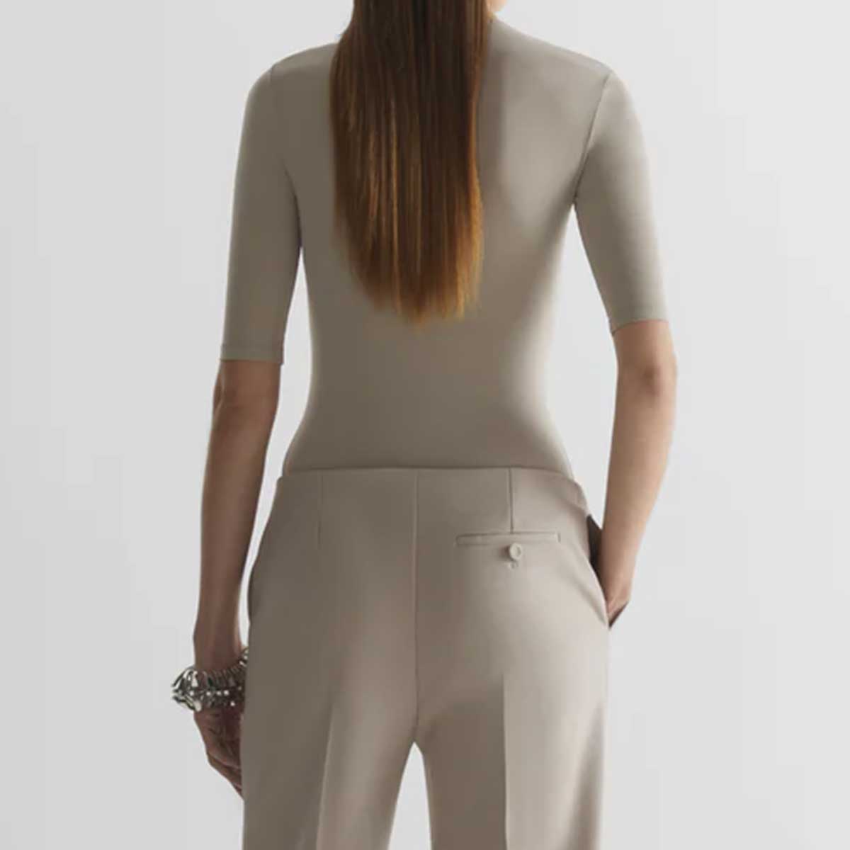 Mugler（ミュグレー） | Second skin jersey top セカンドスキン
