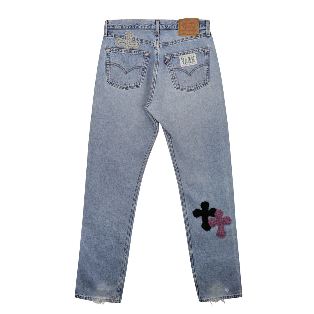 "Y.A.R.N." x Levi's 501【A type】