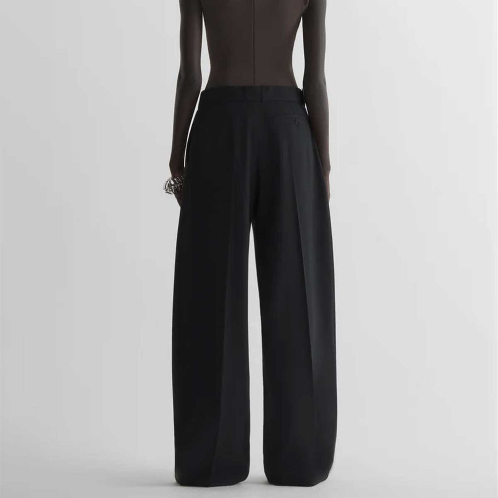 Mugler - Wide belted trousers