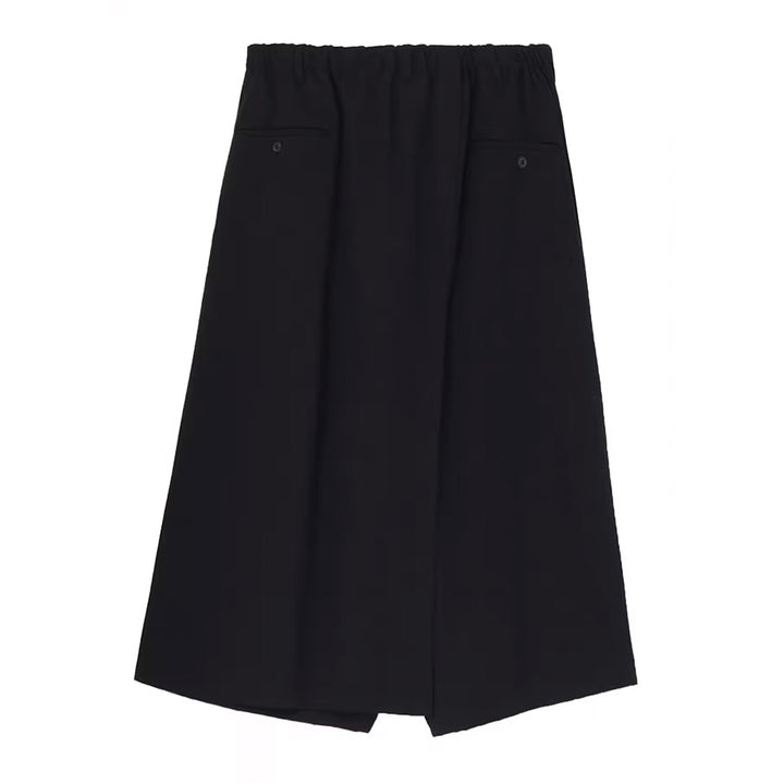 Yohji Yamamoto - WOOL GABARDINE WRAP PANTS