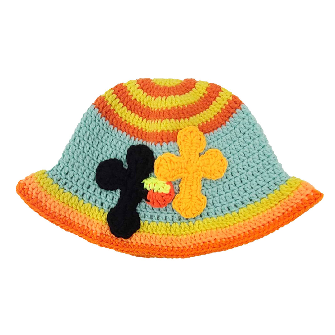 3D Cross Handmade Knit Hat - Y.A.R.N.