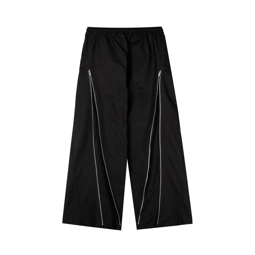 Curved Back Zip Trousers