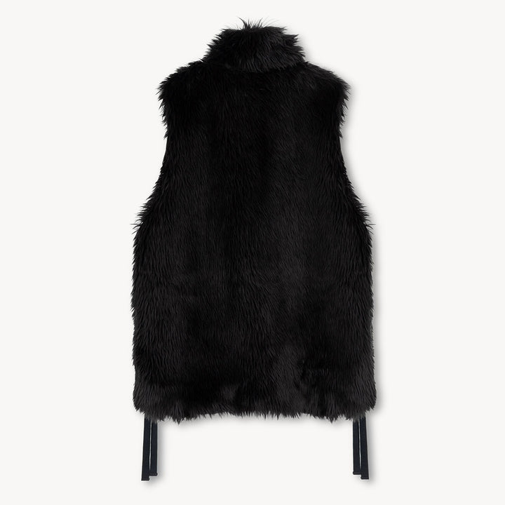 Mika Fur Vest in Wool Acrylic