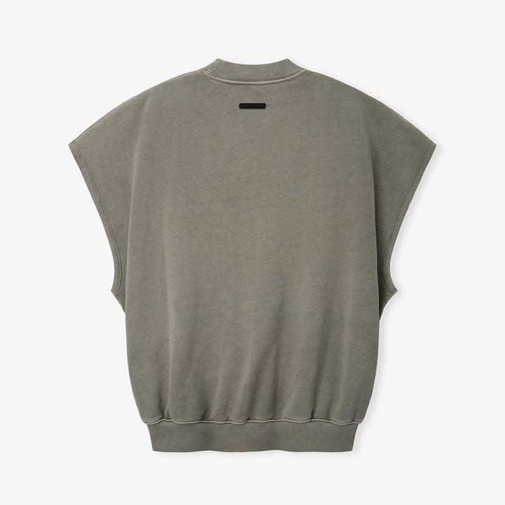 Relaxed Fleece Cutoff Sweatshirt