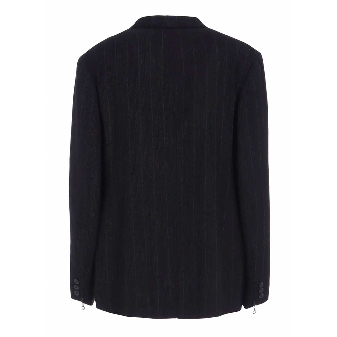 ZIP OPENED CUFF 3-BUTTON JACKET