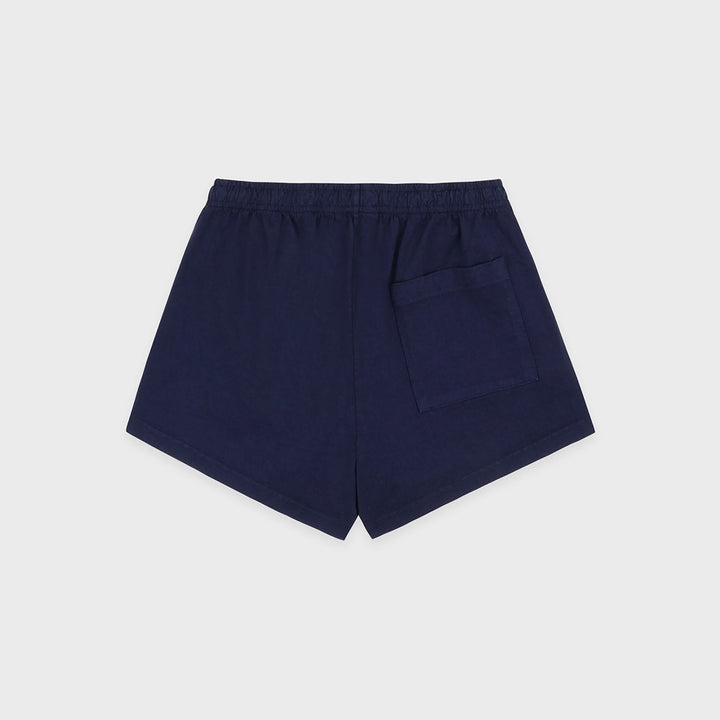 NY Crest Embroidered Disco Shorts