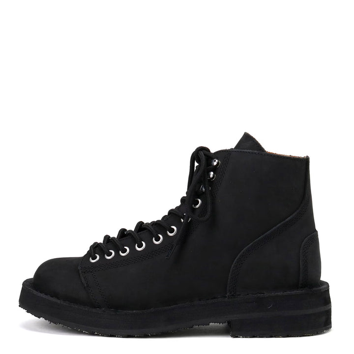MAT SMOOTH LEATHER ZIP BIKER BOOTS
