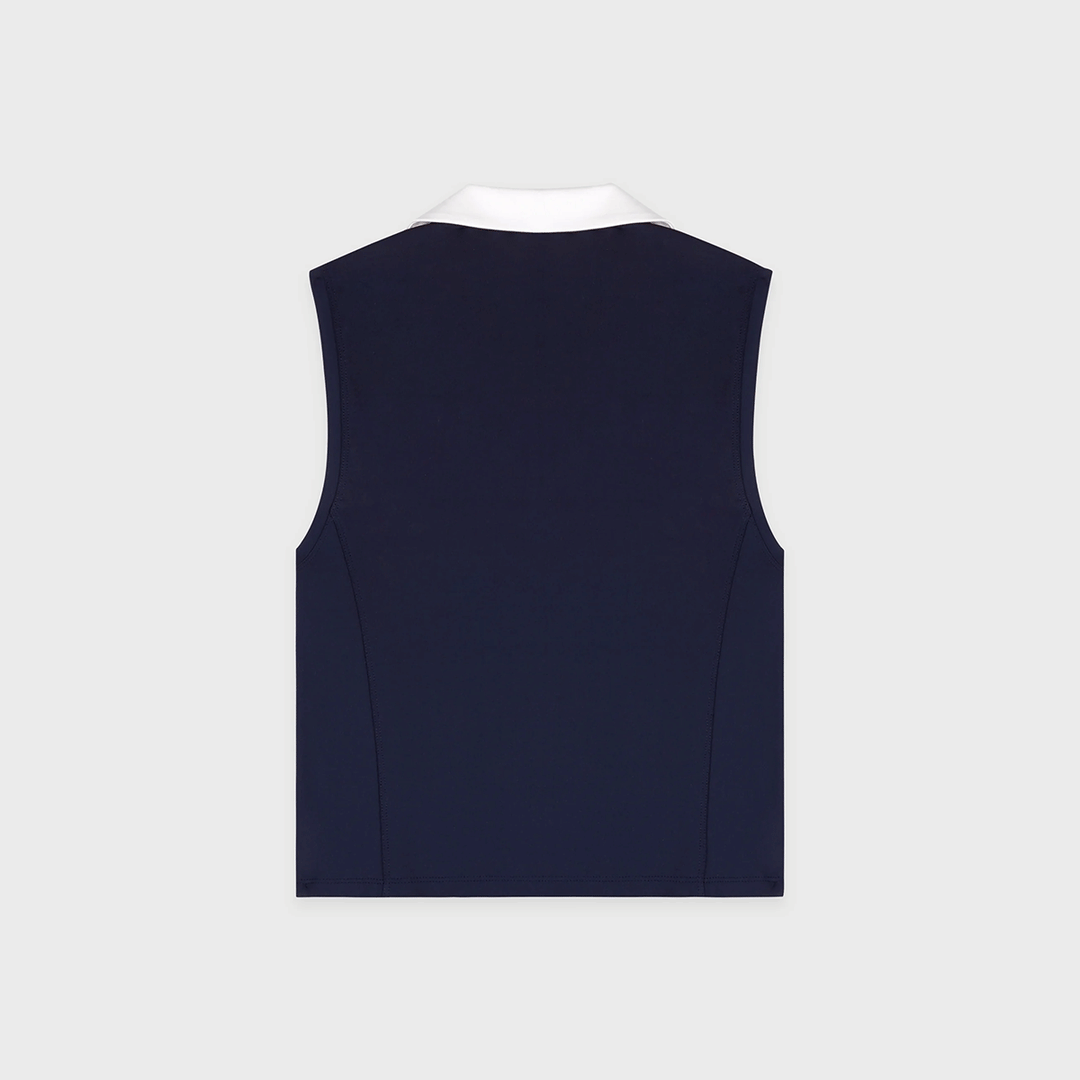 Signature Logo Sports Polo Vest