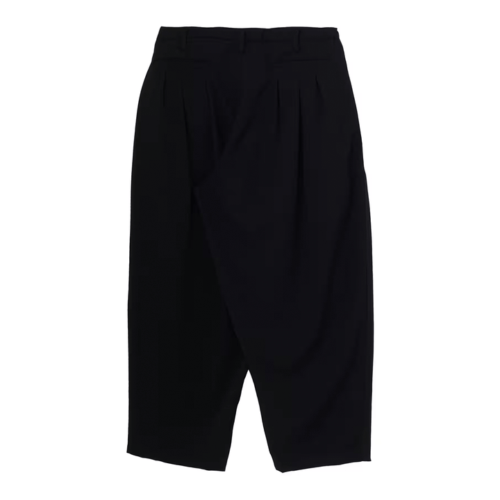 WOOL GABARDINE 12 TUCK PANTS