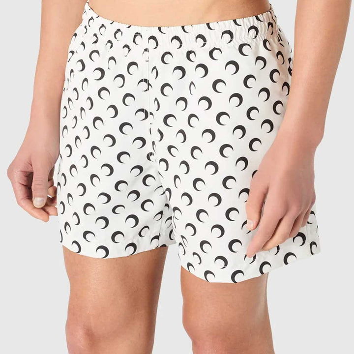 Marine Serre - Moon printed swimwear short