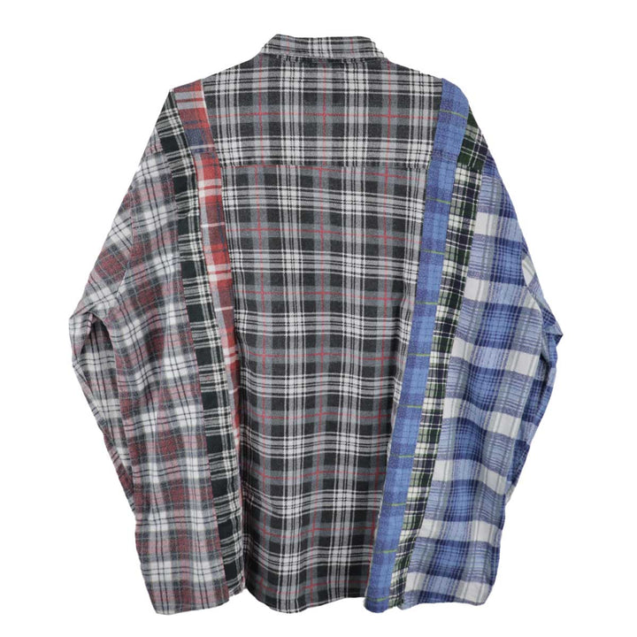 Needles - Flannel Shirt -> 7 Cuts Wide Shirt(A)