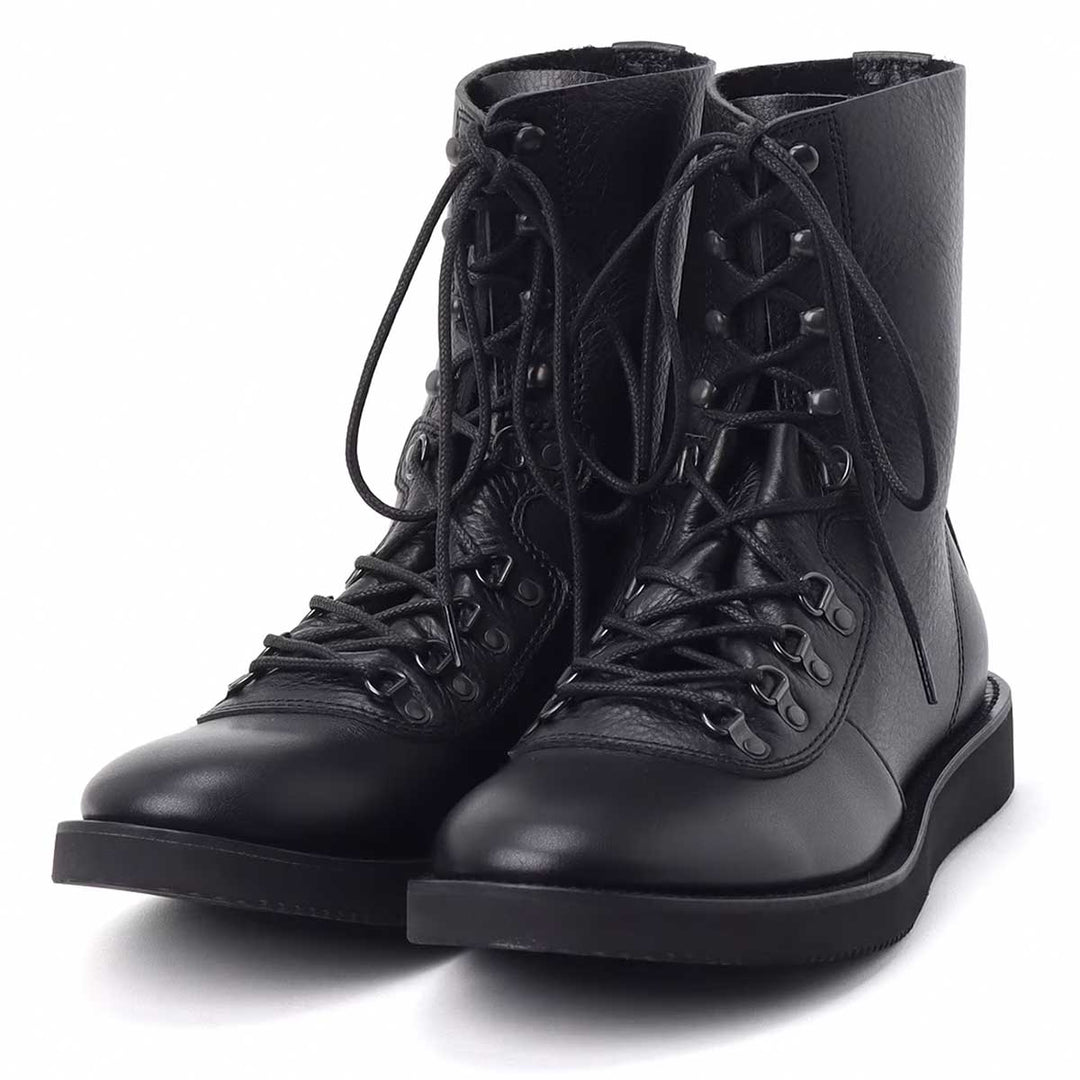 SOFT SHRINK LEATHER MILITARY BOOTS